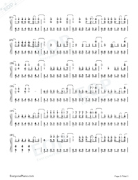 Demons-Imagine Dragons Numbered Musical Notation Preview 2